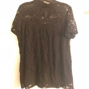 Lane Bryant Short Sleeve Turtleneck